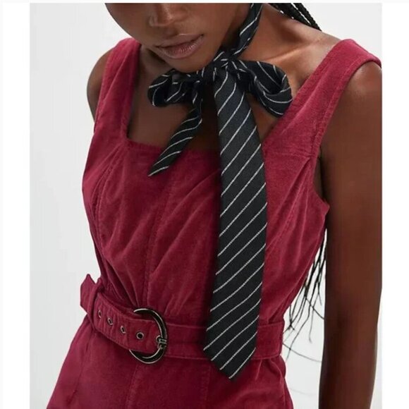 FREE PEOPLE NWT Party Starter One Piece / Holly Berry - 4 - Picture 9 of 13